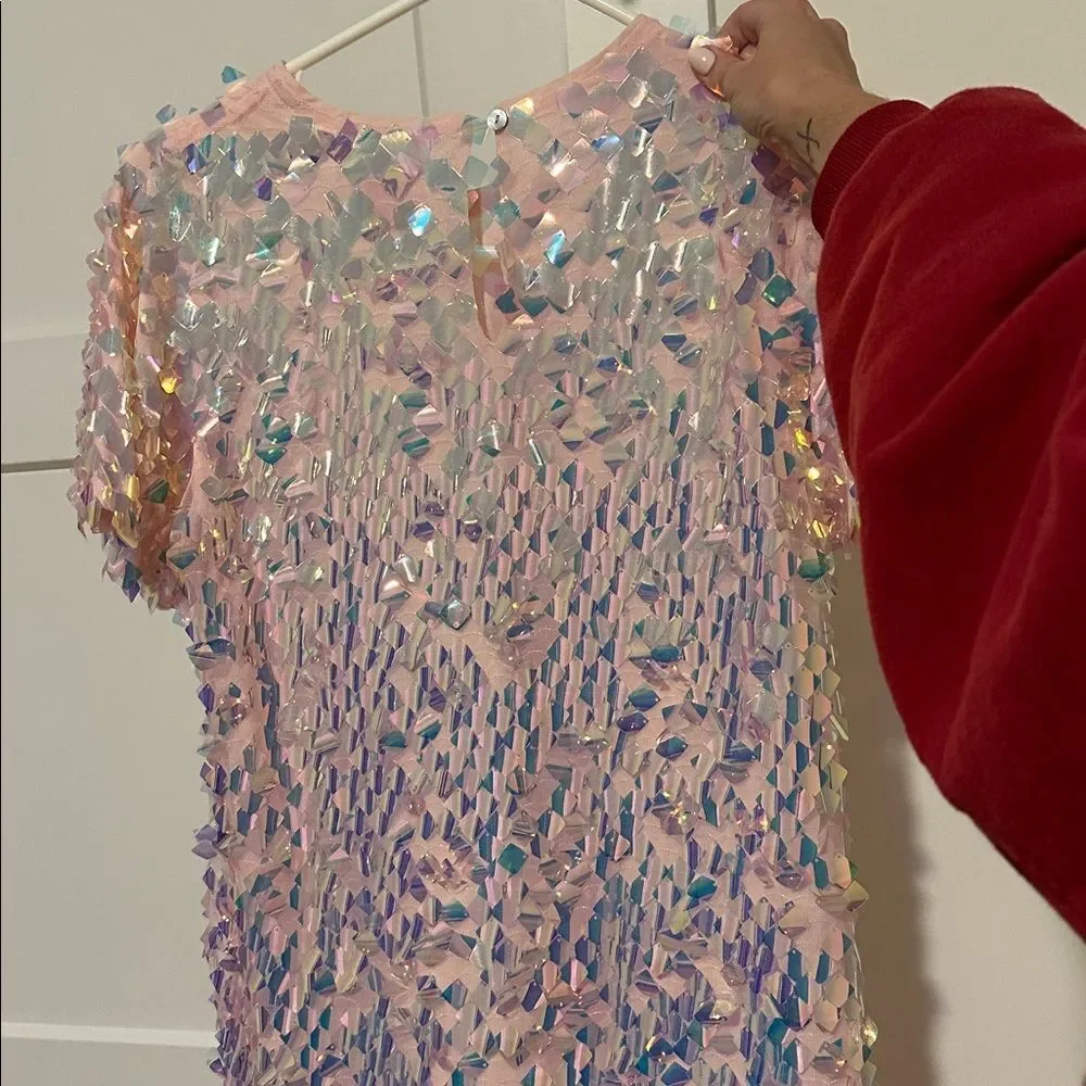 Buddy Love Shimmering Pink Dress SIZE SMALL